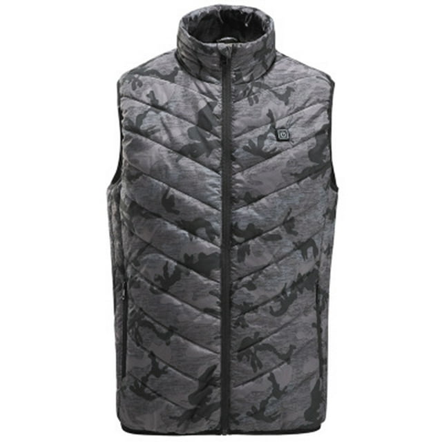 Waistcoat for Men and Women Simple and Fashionable High Collar Waistcoat with Zipper Design USB Charging and Heating Design Warm and Comfortable Waistcoat for Men and Women