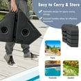 thumbnail image 5 of Costway 4PCS Patio Cantilever Offset Umbrella Weights Base Plate Set, 5 of 10
