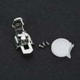 thumbnail image 1 of Cergrey Clarinet Thumb Rest Silver Finger Drag + White Hat Musical Instrument Accessories,Musical Instrument Accessories,Clarinet Thumb Rest, 1 of 8