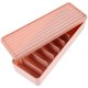 thumbnail image 1 of Caja de almacenamiento con soporte pequeño para teléfono móvil, soporte para auriculares, organizador de cables, color rosa, 1 of 6
