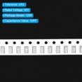 thumbnail image 4 of Unique Bargains 1206 Ceramic Chip Capacitor, 10PF 50V ±5% Surface Mounted Devices Capacitors, 50 Pack, 4 of 5