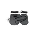thumbnail image 2 of Handmade Waterproof Bag Bottom Base Anti-skidding Surface Handbag Shoulder Strap Stable Metal Buckle Bag Making Parts Backpack Black, 2 of 9