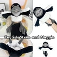 thumbnail image 4 of Marionnette à Main Corbeau Transfrontalière Anglais Steve et Maggie Corbeau Peluche, 4 of 8
