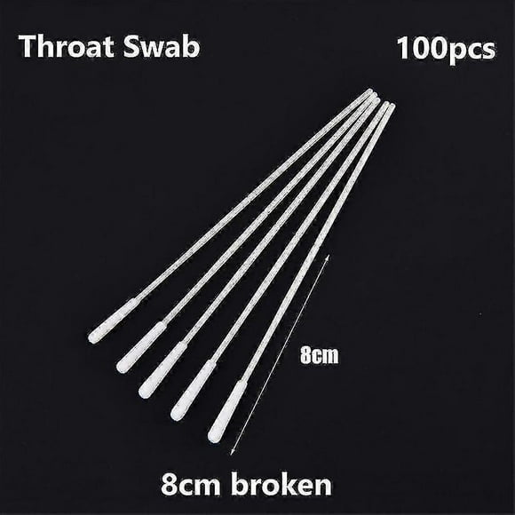 100pcs Nasal Swab Individual Self Test Sterile Nasopharyngeal Swab Sterile Swabs