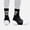 Black, variant on God First Spats / Cleat Covers