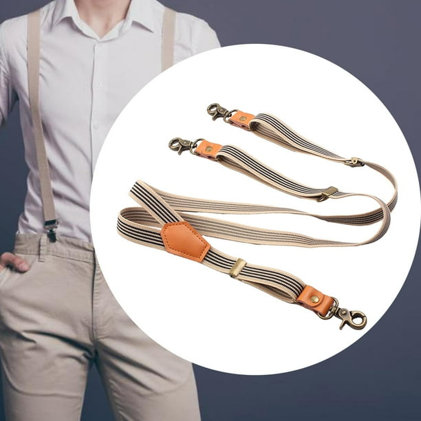 Suspenders for Men Heavy Duty Adjustable Y Back Construction