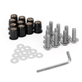 thumbnail image 1 of Motorcycle Wind Screen Shield Alu M5x16mm Screw Bolt Washers kit Silver 10 Pack, 1 of 7