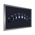 thumbnail image 2 of Designart 'Different Moon Phases In Space' Bohemian & Eclectic Framed Art Print, 2 of 4