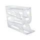 thumbnail image 3 of Soporte para Rollos de Huevo, Dispensador de Huevos, Bandeja Enrollable Automática, Bandeja de Almacenamiento para Huevos, Estuche para Guardar Huevos Borrar 4 niveles, 3 of 9