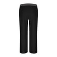 thumbnail image 4 of Pull On Pants for Men Work Casual Elastic Waist Straight Leg Stretch Pants Lightweight Sweatpants with Pockets, 4 of 7