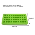 thumbnail image 4 of 40 Grids Silicone Ice Tray Square Shape Ice Cubes Maker Mold DIY Kitchen Accessories, Ice Chilling Cocktail Whiskey Tea Coffee [Green], 4 of 8