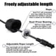 thumbnail image 4 of Cuerda para saltar para adultos, cuerda para saltar con ruedas ajustable para boxeo, Crossfit, deporte, equipo de entrenamiento aeróbico brillar Electrónica, 4 of 5