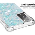 thumbnail image 4 of Compatible with Samsung Galaxy S20 FE Case Glitter Liquid Cute Clear Phone Case Floating Quicksand Shockproof Protective Bumper Silicone Soft TPU Case for Samsung Galaxy S20 FE Star Blue YB, 4 of 12