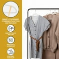 thumbnail image 2 of TechZoo White Velvet Hangers 50 Pack - Durable, Slim Non Slip Adult Hangers for Clothing and Coats, 2 of 8