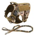 thumbnail image 1 of Large Dog Collar Military Dog Harness And Leash Set Pet Training Vest Tactical German Shepherd K9 Harnesses For Small Dogs ShopWise Round, 1 of 18