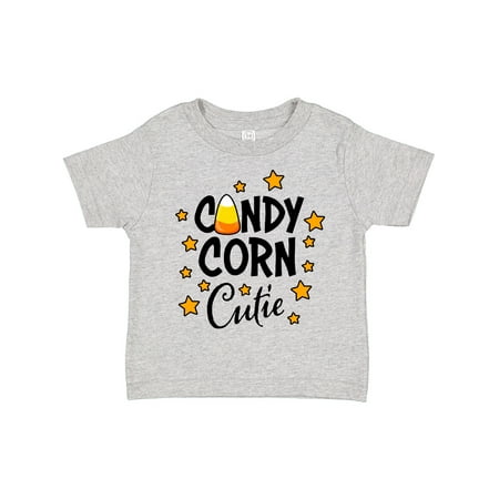 

Inktastic Candy Corn Cutie with Stars Gift Toddler Toddler Girl T-Shirt