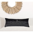 thumbnail image 5 of 35" Black Madison Nighttime Skyline Lumbar Decorative Pillow, 5 of 5