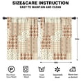 thumbnail image 2 of Blackout Kids Curtains,Pioneer Flower Floral Print Pattern Childrens Insulated Curtains Set Of 2,Bedroom Essentials,Toddler Room Decor 42"x54", 2 of 5