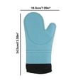 thumbnail image 2 of Wadada Heat and Slip Resistant Silicone Oven Mitts,Unique Heat Resistant Food Grade Silicone,Soft Cotton Lining, Waterproof, BPA-Free, Flexible Thick Gloves for Cooking, BBQ, Kitchen Mitt Potholders, 2 of 6