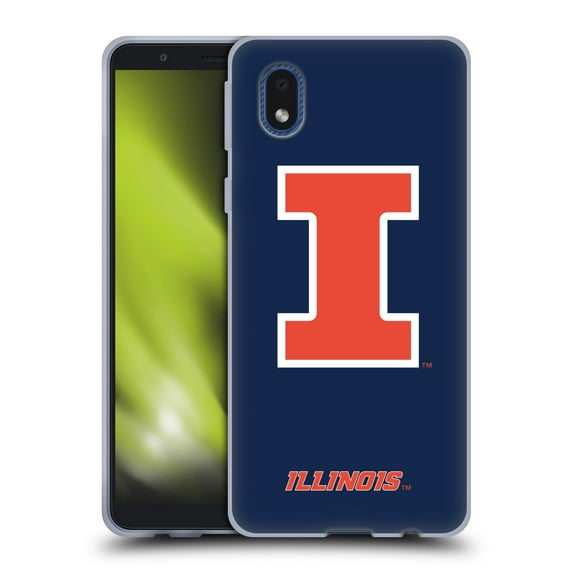 Head Case Designs Officially Licensed University Of Illinois U Of I University Of Illinois Plain Soft Gel Case Compatible with Samsung Galaxy A01 Core (2020)