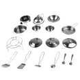 thumbnail image 2 of figatia Kids Kitchen Metal Cookware Playset, All Purpose Kitchen Cooking Tool Set - F,, 2 of 8