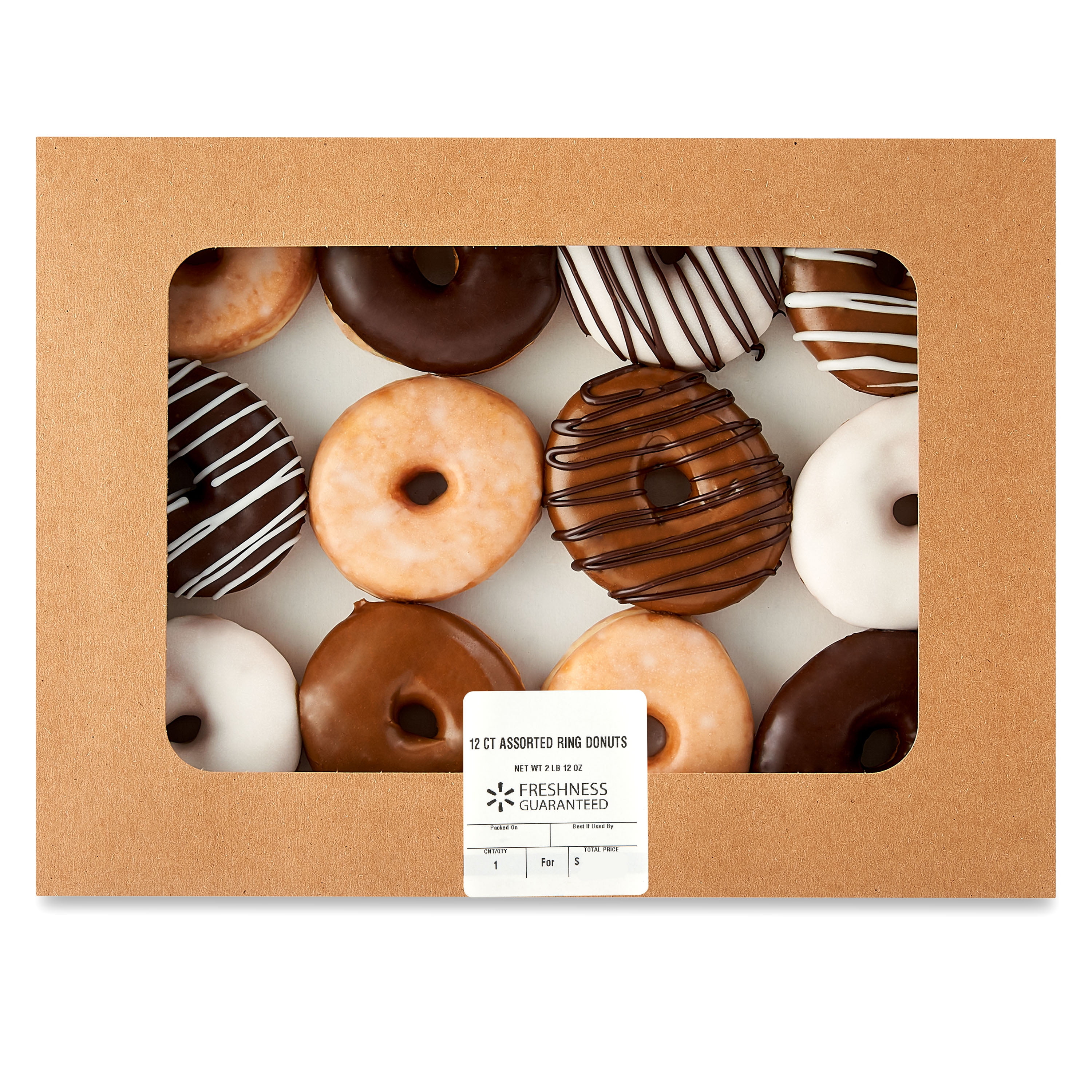 Freshness Guaranteed Assorted Ring Donuts, 12 Count