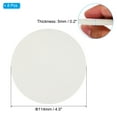 thumbnail image 2 of Uxcell 4.5" Diameter Felt Furniture Pads, 8 Pcs 1/2" Thick Lamp Base Felt, White, 2 of 8
