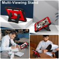thumbnail image 6 of Case For iPad 2025 / 2022,Anti Drop Silicone+PC Layer Protective Case Hidden Large Bracket ,Shoulder Strap, Heavy Duty Shockproof Three Proof Tablet Protective Case,Red,For iPad 2025 / 2022, 6 of 7