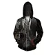 thumbnail image 2 of Sudadera con capucha y cremallera para hombre, sudadera holgada e informal con estampado de armadura de guerrero, sudadera con capucha y cremallera, ropa de calle Harajuku, 2 of 5