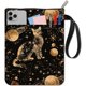 thumbnail image 1 of Funda de libro Planet Book Covers Star Cat Book Sleeve Moon Book Protector para libros de bolsillo Funda de tela lavable con cremallera y bolsillo adicional, 1 of 9