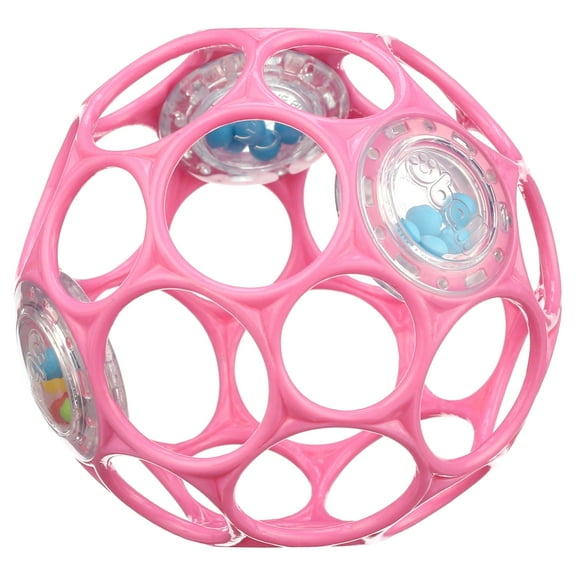 Bright Starts Oball Rattle Easy-Grasp Toy - Pink
