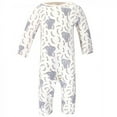 thumbnail image 2 of Touched by Nature Baby Girl Organic Cotton Coveralls 2pk, Girl Elephant, 0-3 Months, 2 of 4