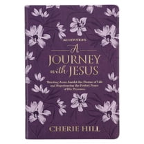 Pre-Owned A Journey with Jesus 365 Devotions for Women, Purple Floral Faux Leather Flexcover (Leather Bound) 1776370759 9781776370757