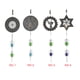 thumbnail image 2 of Música Espiral Bola de cristal Carillón de viento Interior al aire libre Hogar Tienda Decoración Navidad Colgante Carillón de viento tholdsy HA1560-01B, 2 of 6