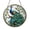 Acrylic 3.5 Inch, variant on Peacock Perched on Forest Branch Stained Glass Window Decor Featuring Detailed Peacock Feathers and Woodland Background Decorative Glass Art for Home Interior Window Display