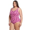 thumbnail image 5 of Sporti Plus Size Carina Blossom Chlorine Resistant Moderate Scoop Back One Piece Swimsuit, 5 of 6