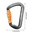 thumbnail image 4 of Mosquetón Escalada 30 KN para en Camping (tornillo Gris), 4 of 4