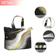 thumbnail image 2 of Black White Gold Marble Wave Dot Pattern Travel Tote Bags for Women Carry On,Large Weekender Bags for Women Travel,Multi Functional Duffle Bag for Work,Shopping,Sports, 2 of 5