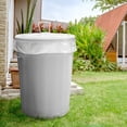 thumbnail image 3 of Plexon 20 Gallon Metal Trash Can with Lid Outdoor Large Trash Bin Steel Garbage Can for Garage Patio Farmhouse Bucket Bird Seed Storage Can Heavy Duty Round Container, 3 of 9