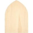 thumbnail image 1 of Plaid Unfinished Wood Gothic Arch Plaque, 5" x 7", 1 of 6
