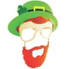 Leprechaun Clear Sunstache Adult Halloween Accessory