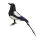 thumbnail image 1 of Pájaro de simulación de urraca, artesanías de pájaros artificiales, figuras de pájaros realistas para arte de jardín 21cm, 1 of 8