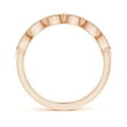 thumbnail image 2 of ANGARA Natural Diamond Leaf Cutout Wedding Band in 14K Rose Gold for Women (Size-1.9mm| Color-I-J| Clarity-I1-I2) | April Birthstone, Anniversary, Jewelry Gift for Women | Natural Diamond Ring, 2 of 9