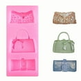 thumbnail image 3 of T-HOTLYST 2 Pieces Handbag Clutch Bags Purses High-heel Shoe Silicone Mold for Clay Cake Chocolate Cupcake Resin Fondant Handcraft, 3 of 8