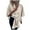 Beige, variant on XFLWAM Women's Shawl Wrap Poncho Sweaters Solid Color Open Front Cardigan Shawls Cape for Fall Winter Gray Free Size