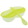 Panda Superstore PS-BAB166802011-DALISH00092 Feeding Baby Grinding Food Spoon & Bowl Baby Tableware, Green