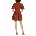 thumbnail image 2 of A.L.C. womens  Dell Mini Dress, 6, Brown, 2 of 3