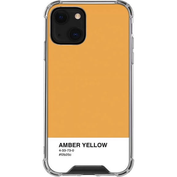 Skinit Color Palette Amber Yellow iPhone 13 Clear Case