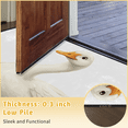 thumbnail image 6 of CURLYOOT Duck Half Round Door Mat 40'' x 63'', Indoor Outdoor Entrance Rug, Semi Circular Area Rug, Non Slip Washable Absorbent Doormat, Cartoon Duck Laundry Room Rug, 6 of 7