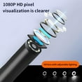 thumbnail image 4 of Endoscope Camera with Light, HD 1080P Borescope with 5'' LCD Screen 8 Adjustable LED Lights Bracket, Dual-Lens Inspection Camera with 16.4ft Rigid Cord, Orange, 4 of 9